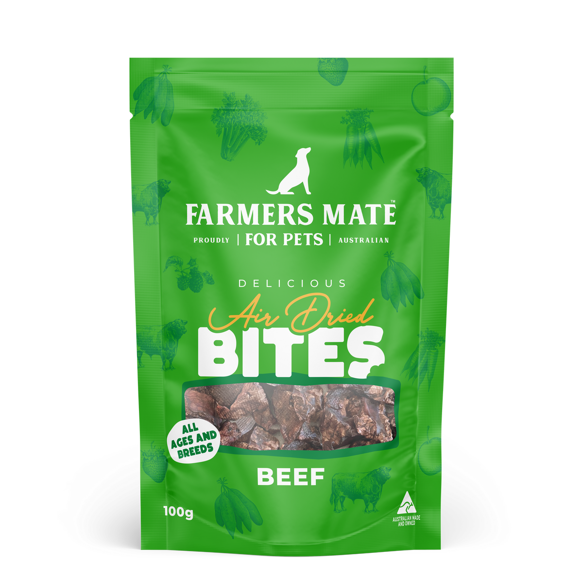 Farmers Mate Beef Bites - Happy Paws Pantry
