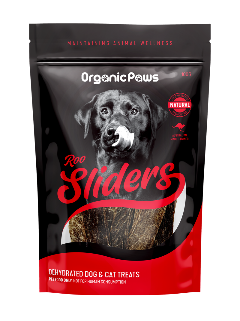 Organic Kangaroo Sliders – 100g - Happy Paws Pantry